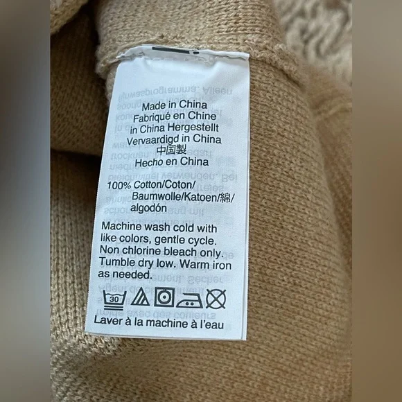 J. Crew Tan Knit Business Casual Classy Sweater Blazer Size Medium - Picture 10 of 10